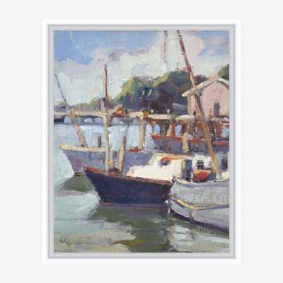 Marina Artist Enhanced Canvas Print by John Beard Collection - product image 6 for Resin Society