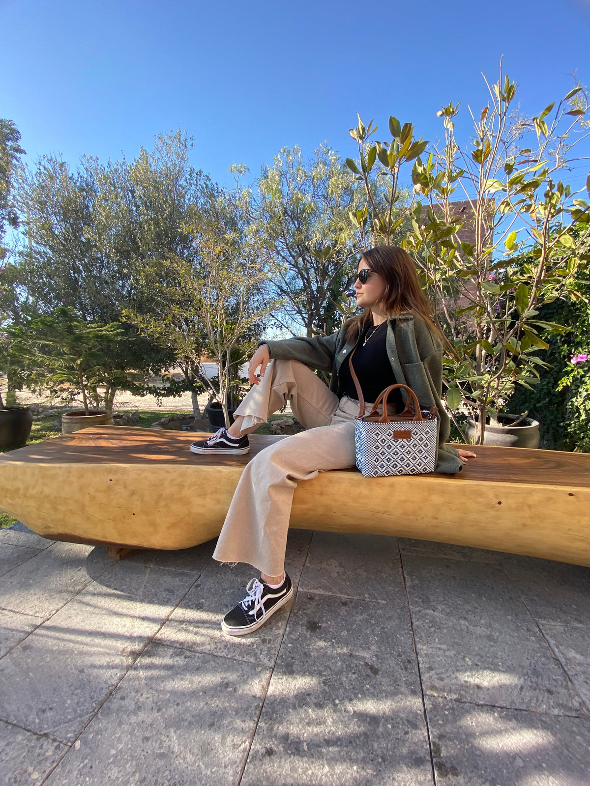 Marine Small Woven Crossbody Bag by Tin Marin Brand - product image 6 for Resin Society