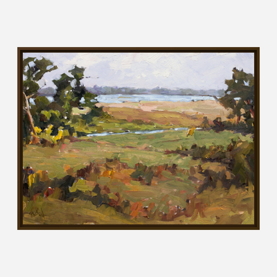 Marsh Light Artist Enhanced Canvas Print by John Beard Collection - product image 7 for Resin Society