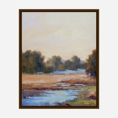 Marsh Morning II Artist Enhanced Canvas Print by John Beard Collection - product image 4 for Resin Society
