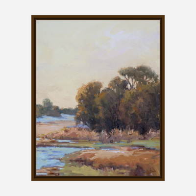 Marsh Morning I Artist Enhanced Canvas Print by John Beard Collection - product image 4 for Resin Society