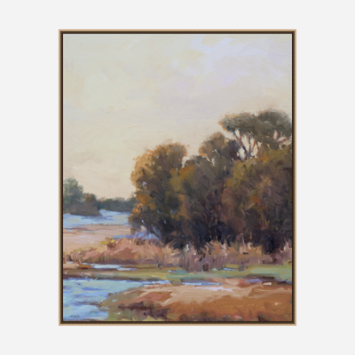 Marsh Morning I Artist Enhanced Canvas Print by John Beard Collection - product image 5 for Resin Society
