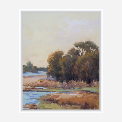 Marsh Morning I Artist Enhanced Canvas Print by John Beard Collection - product image 3 for Resin Society