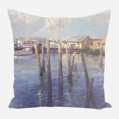 Mayport Pilings Pillow by John Beard Collection - main product image for Resin Society