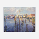 Mayport Pilings Artist Enhanced Canvas Print by John Beard Collection - product image 6 for Resin Society