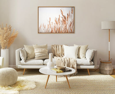 Sylvie Marsh Grass No 4 Framed Canvas by kateandlaurel - product image 6 for Resin Society