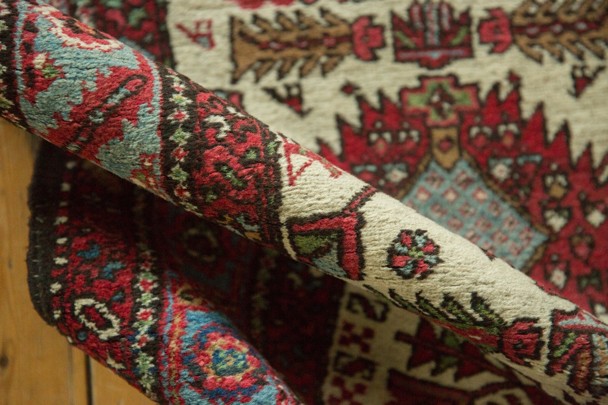 3x15 Vintage Karaja Rug Runner by Old New House® - product image 11 for Resin Society