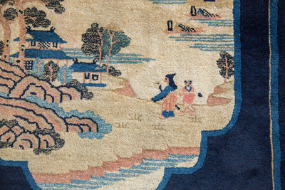 2.5x5.5 Antique Peking Rug Runner by Old New House® - product image 3 for Resin Society