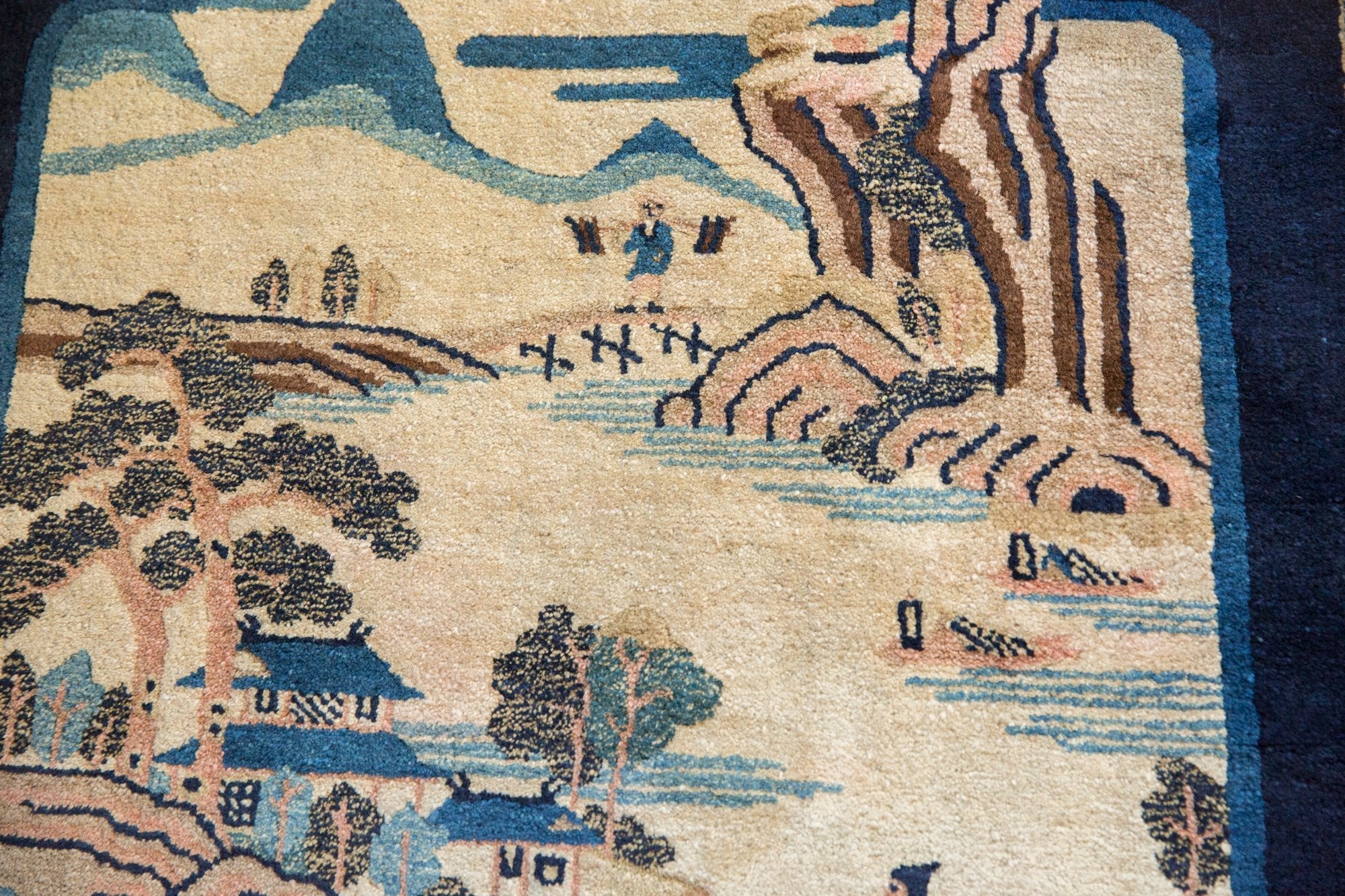 2.5x5.5 Antique Peking Rug Runner by Old New House® - product image 4 for Resin Society