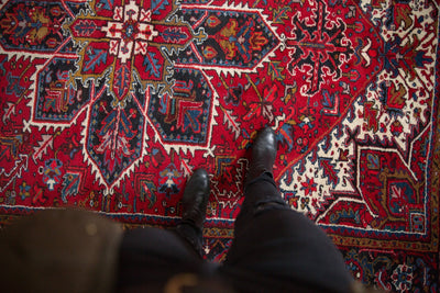7x9.5 Vintage Mehrivan Carpet by Old New House® - product image 2 for Resin Society