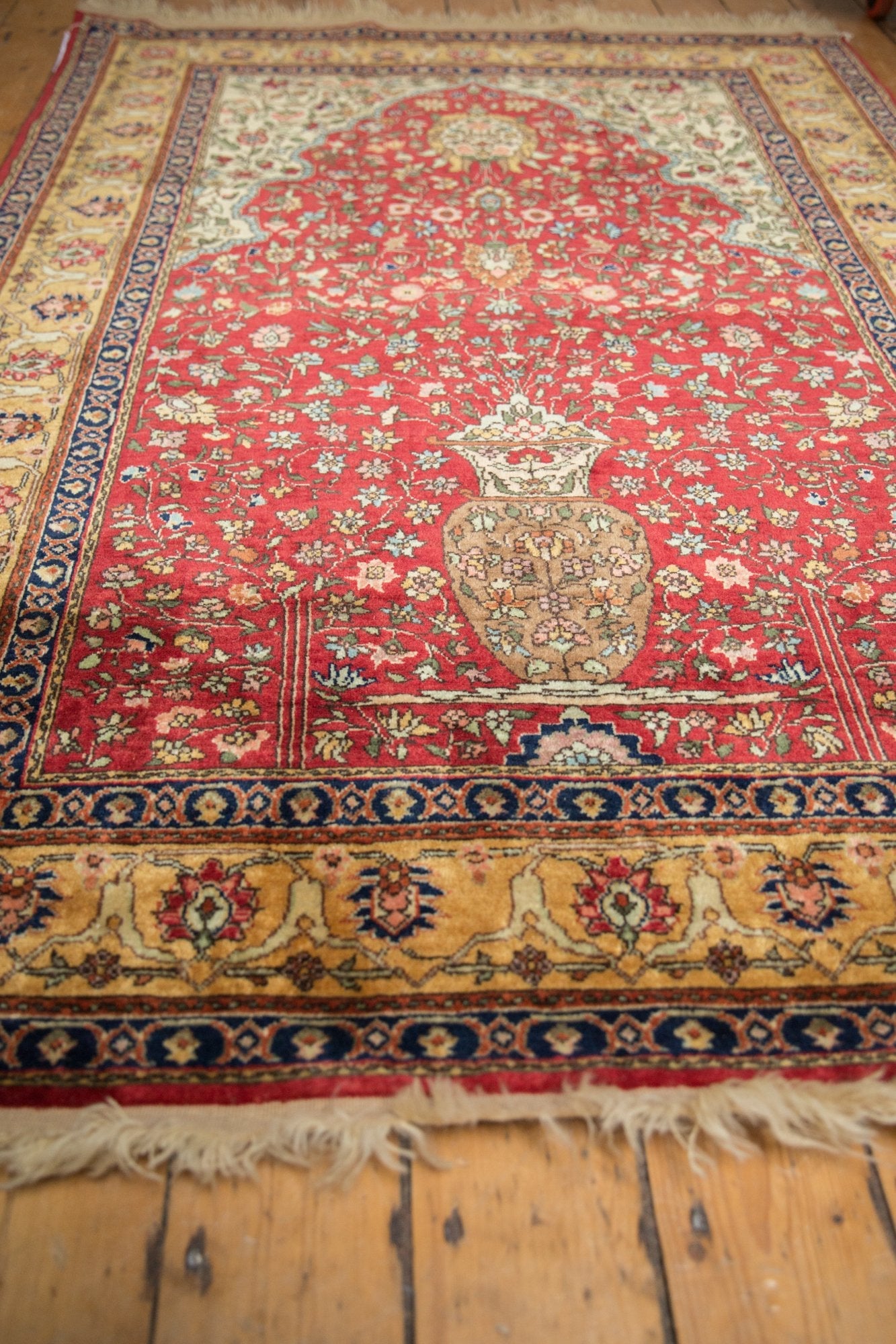 5x7.5 Vintage Romanian Hereke Design Rug by Old New House® - product image 3 for Resin Society