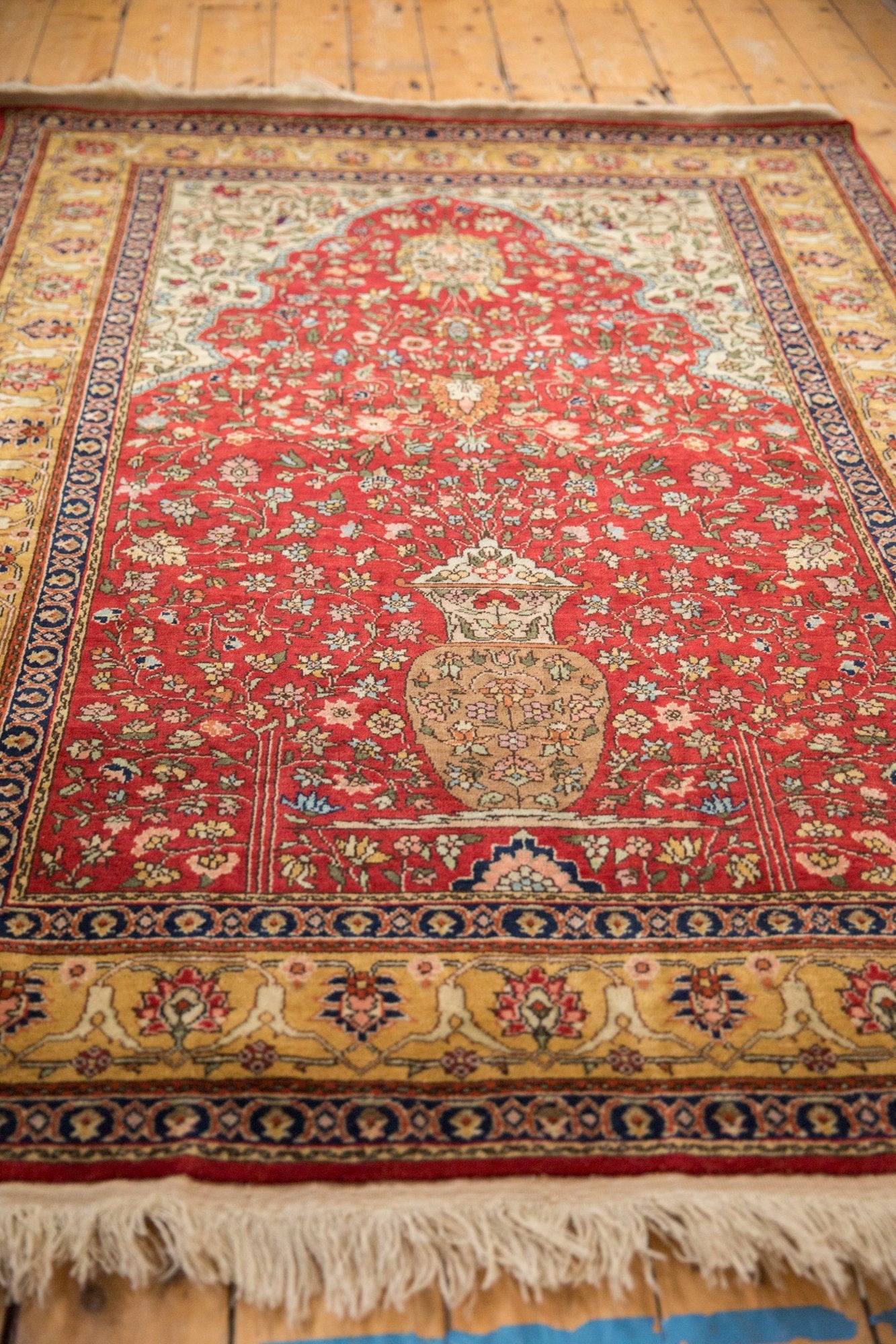 4.5x6.5 Vintage Romanian Hereke Design Rug by Old New House® - product image 3 for Resin Society