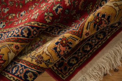 4.5x6.5 Vintage Romanian Hereke Design Rug by Old New House® - product image 11 for Resin Society