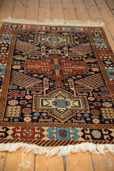 3.5x5.5 Vintage Romanian Akstafa Design Rug by Old New House® - product image 6 for Resin Society