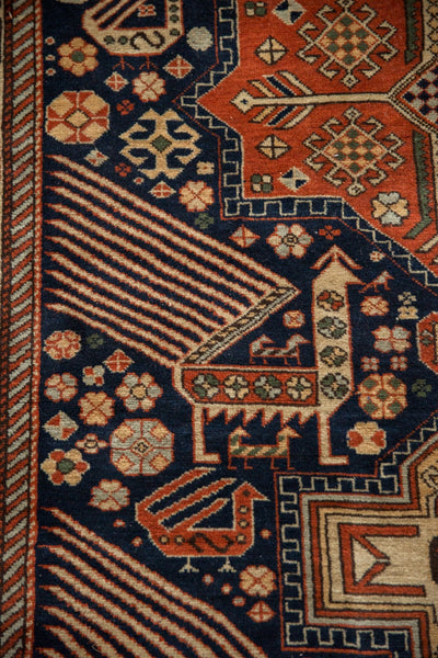 4x6.5 Vintage Romanian Akstafa Design Rug by Old New House® - product image 5 for Resin Society