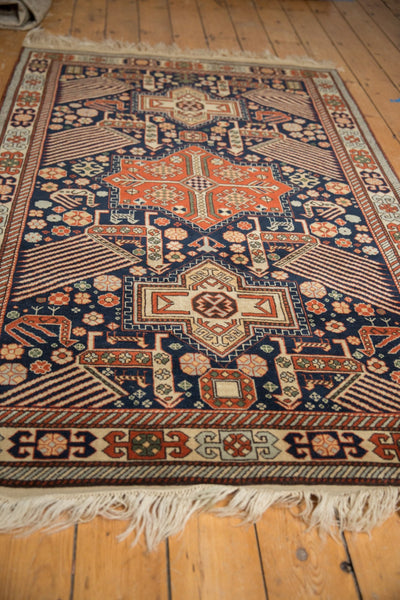 4x6.5 Vintage Romanian Akstafa Design Rug by Old New House® - product image 8 for Resin Society