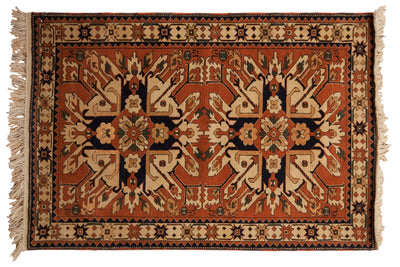 4x6 Vintage Romanian Kazak Design Rug by Old New House® - main product image for Resin Society