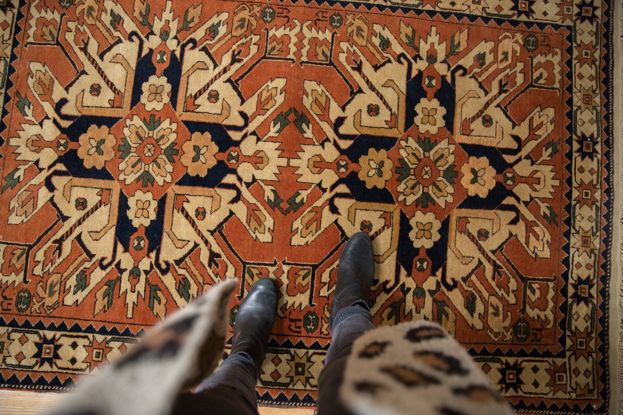 4x6 Vintage Romanian Kazak Design Rug by Old New House® - product image 2 for Resin Society