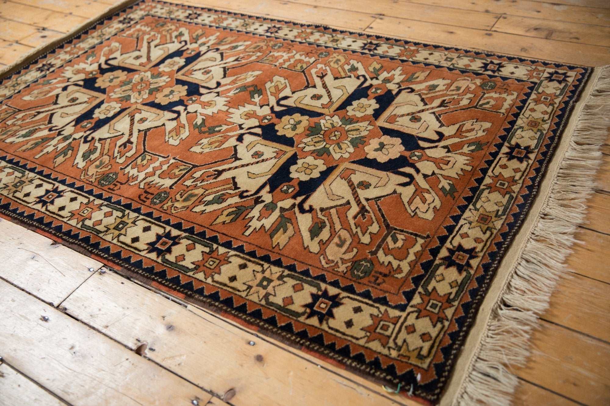 4x6 Vintage Romanian Kazak Design Rug by Old New House® - product image 3 for Resin Society