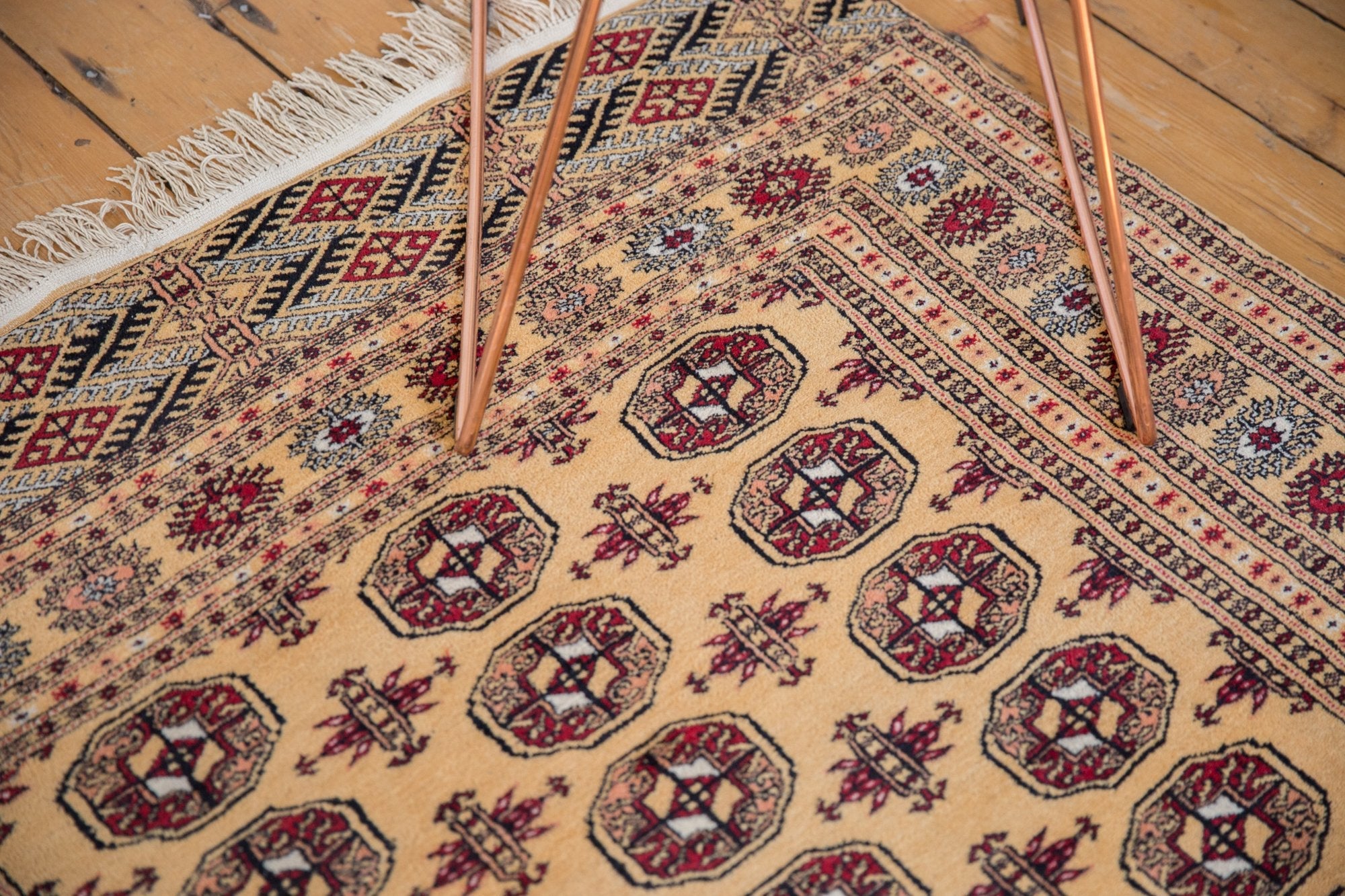 4x6.5 Vintage Pakistani Bokhara Design Rug by Old New House® - product image 5 for Resin Society