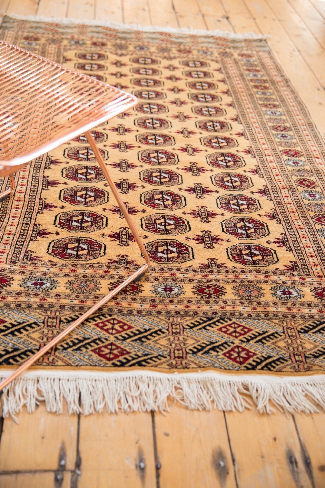 4x6.5 Vintage Pakistani Bokhara Design Rug by Old New House® - product image 6 for Resin Society
