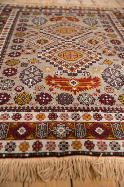 4x5.5 Vintage Romanian Shirvan Design Rug by Old New House® - product image 4 for Resin Society