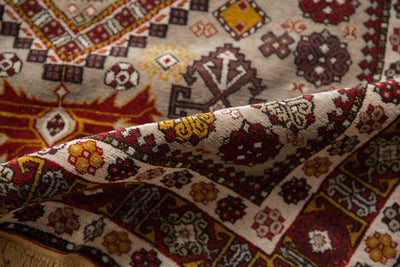 4x5.5 Vintage Romanian Shirvan Design Rug by Old New House® - product image 7 for Resin Society