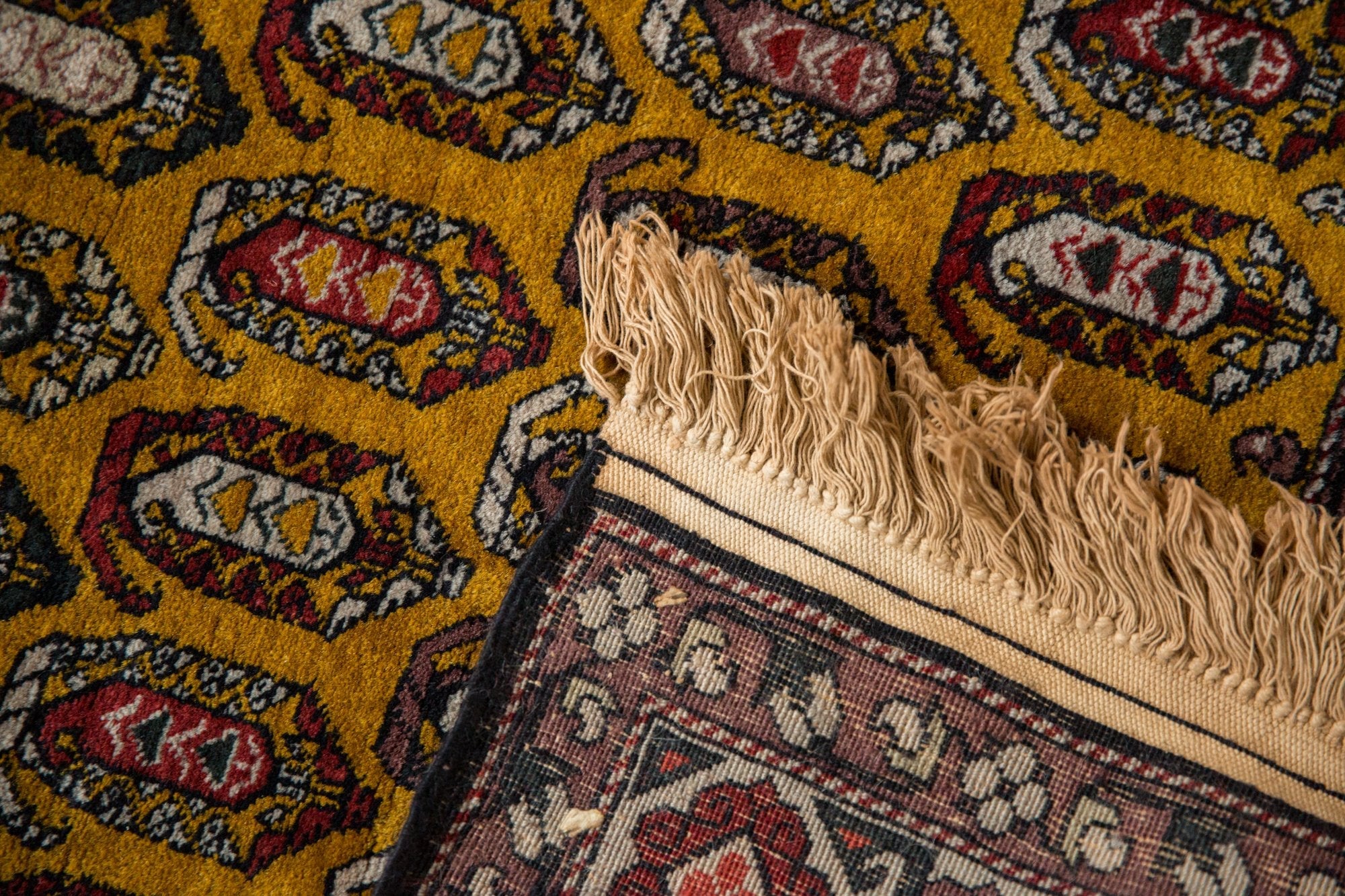 4x6.5 Vintage Romanian Shirvan Design Rug by Old New House® - product image 10 for Resin Society