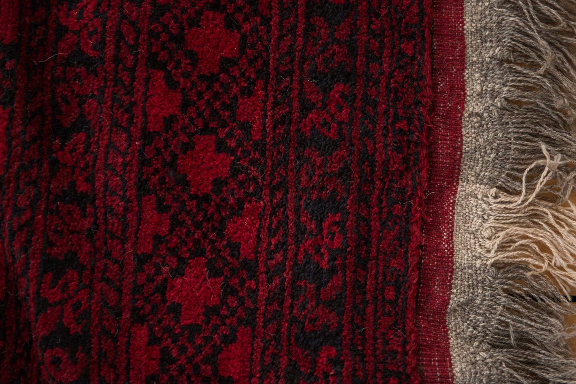 9x12.5 Vintage Afghani Ersari Design Carpet by Old New House® - product image 5 for Resin Society