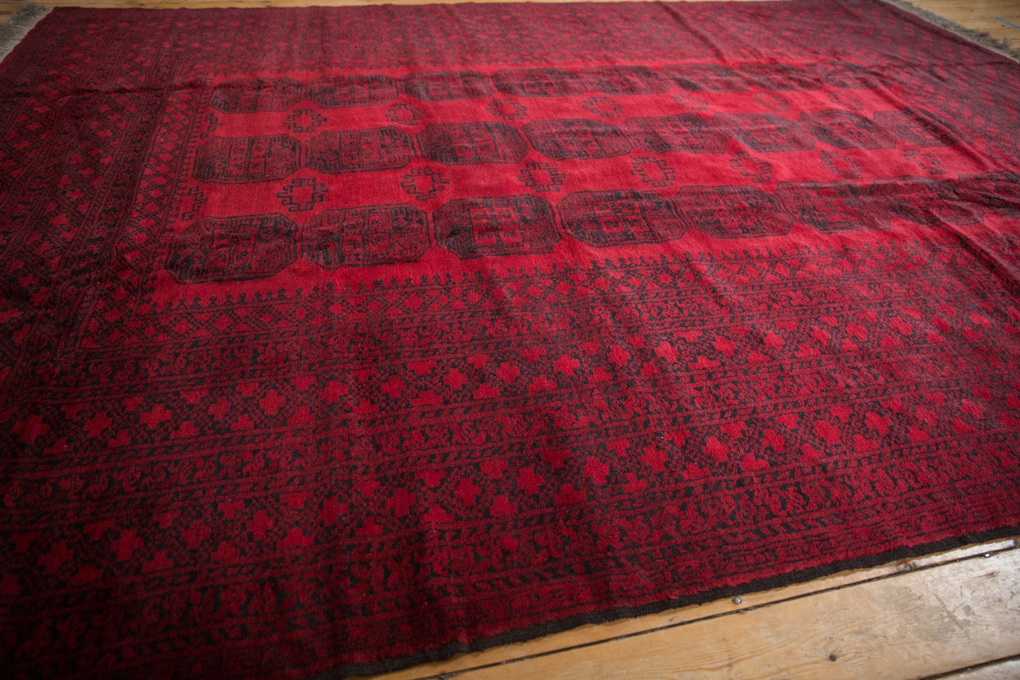 9x12.5 Vintage Afghani Ersari Design Carpet by Old New House® - product image 7 for Resin Society