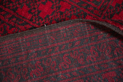 9x12.5 Vintage Afghani Ersari Design Carpet by Old New House® - product image 13 for Resin Society