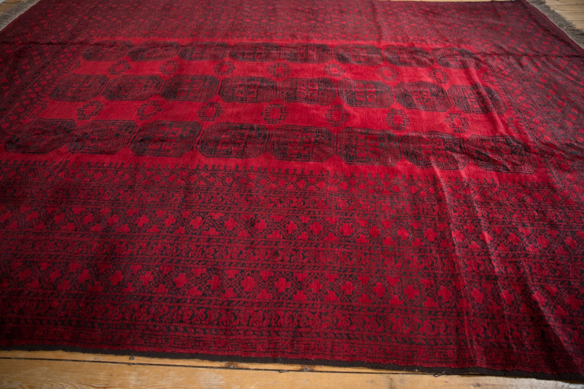 9x12.5 Vintage Afghani Ersari Design Carpet by Old New House® - product image 14 for Resin Society