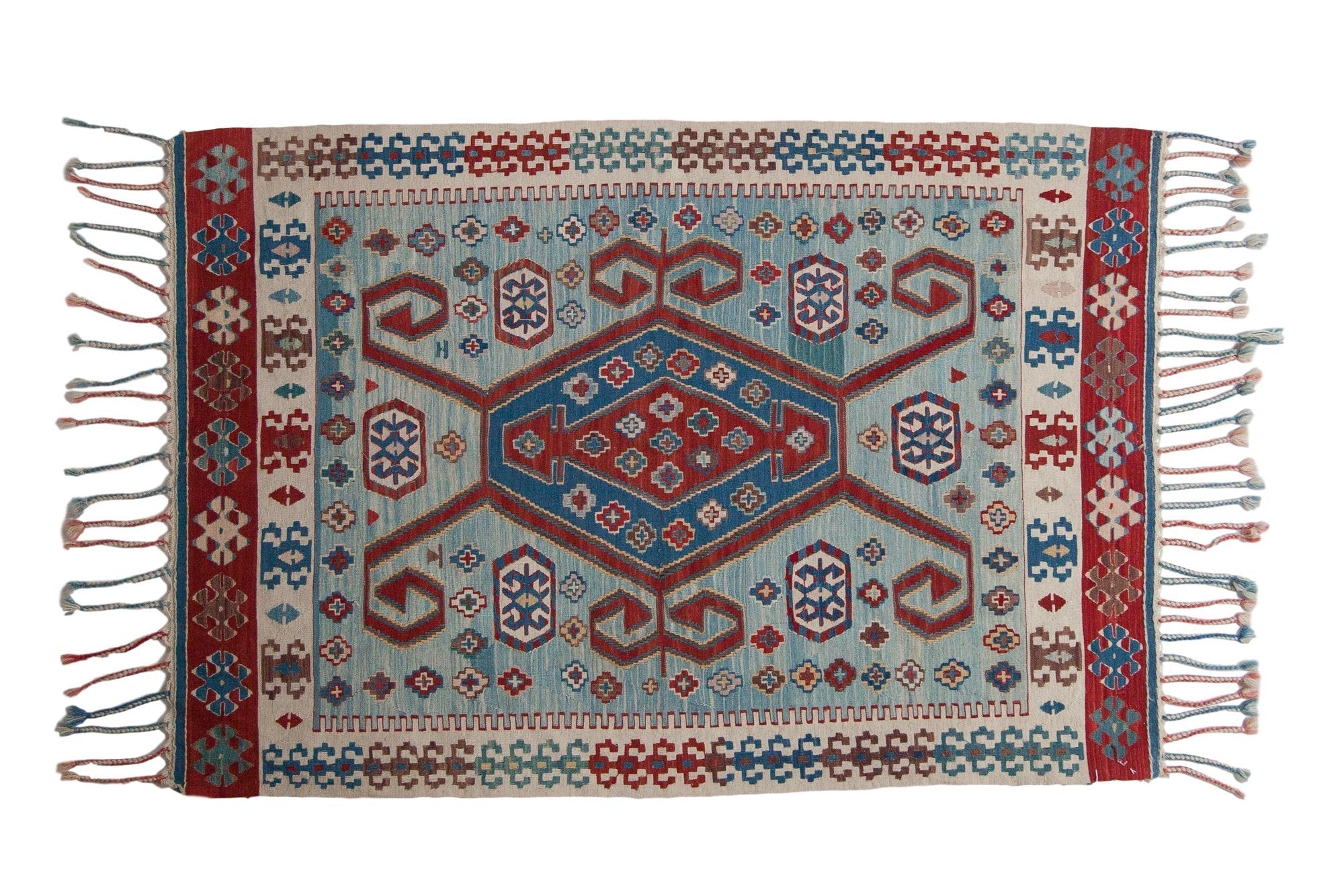 3.5x5.5 Vintage Fine Turkish Kilim Rug by Old New House® - main product image for Resin Society