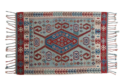 3.5x5.5 Vintage Fine Turkish Kilim Rug by Old New House® - main product image for Resin Society