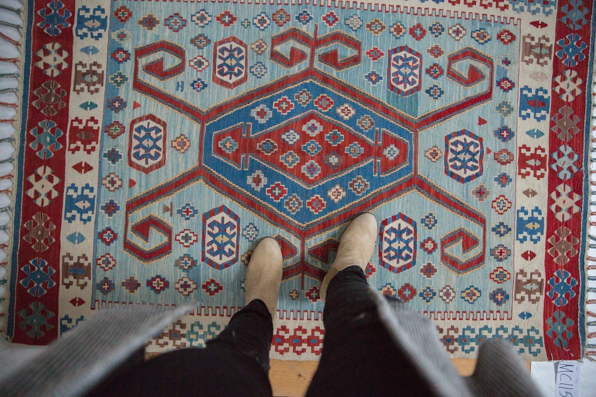 3.5x5.5 Vintage Fine Turkish Kilim Rug by Old New House® - product image 2 for Resin Society