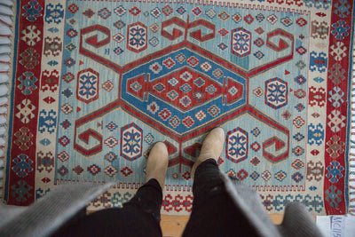 3.5x5.5 Vintage Fine Turkish Kilim Rug by Old New House® - product image 2 for Resin Society