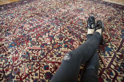9.5x10 Vintage Mehrivan Square Carpet by Old New House® - product image 3 for Resin Society