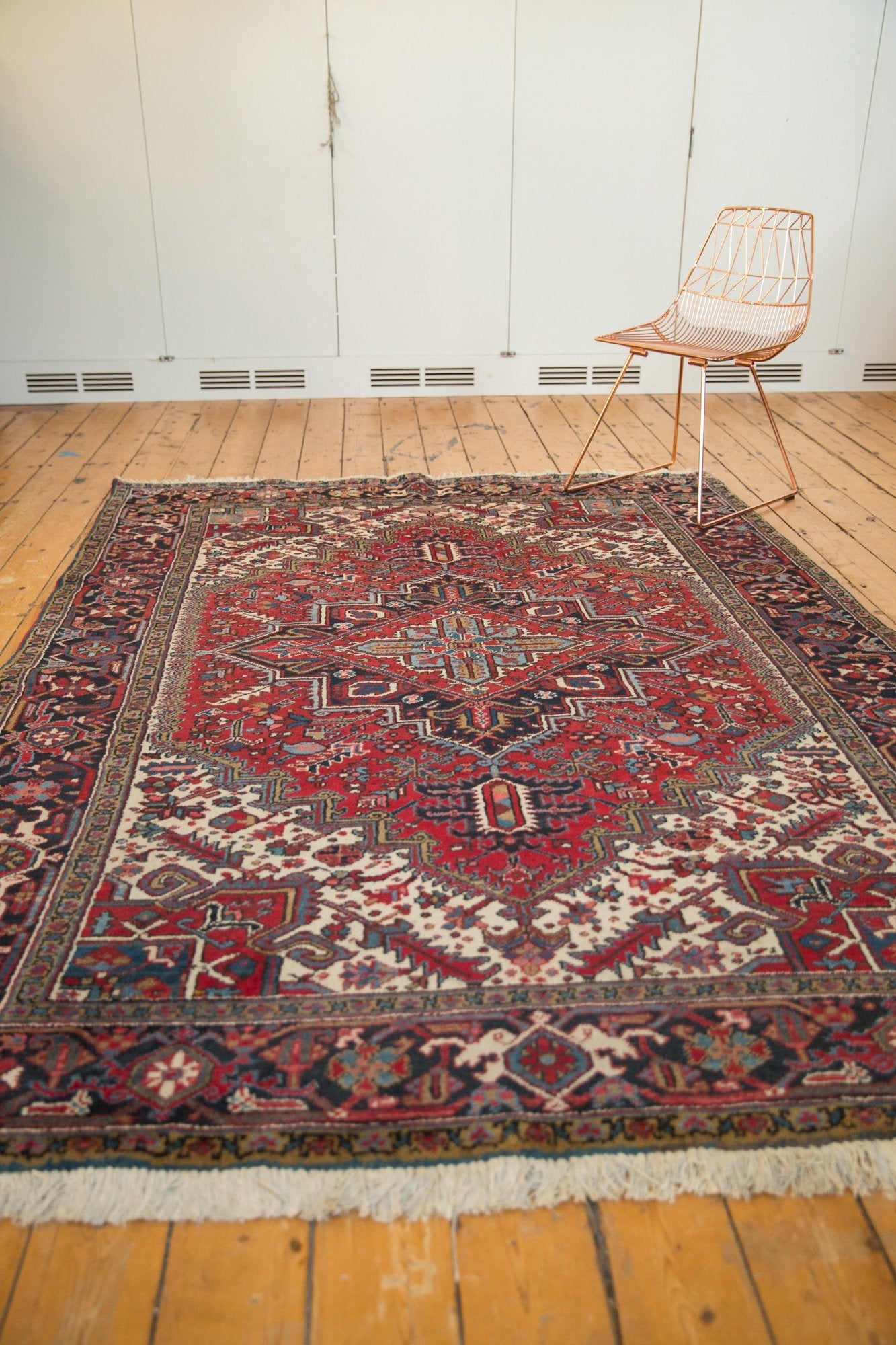 6x8.5 Vintage Heriz Carpet by Old New House® - product image 8 for Resin Society