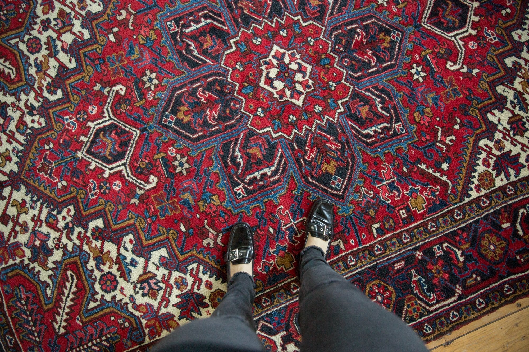 6.5x9 Vintage Mehrivan Carpet by Old New House® - product image 2 for Resin Society