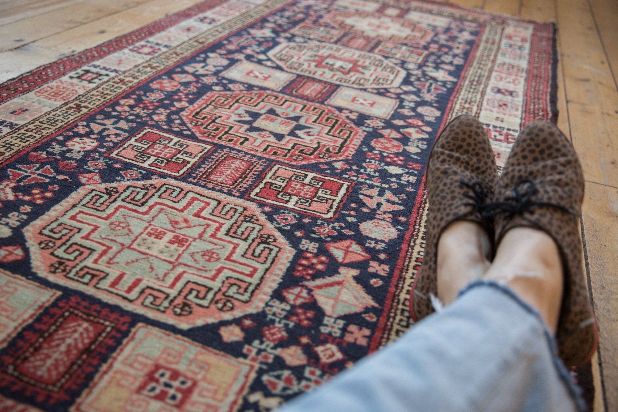 3.5x10 Vintage Ardebil Rug Runner by Old New House® - product image 3 for Resin Society