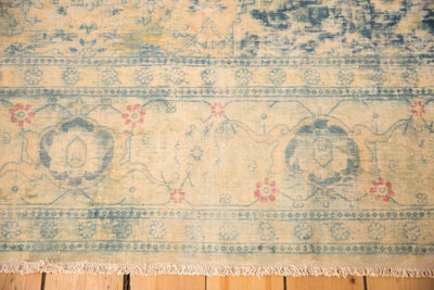 9x14.5 Vintage Distressed Bulgarian Herati Design Carpet by Old New House® - product image 5 for Resin Society