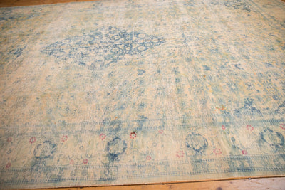9x14.5 Vintage Distressed Bulgarian Herati Design Carpet by Old New House® - product image 9 for Resin Society