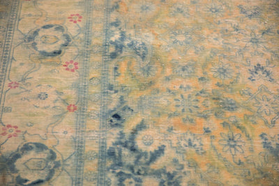 9x14.5 Vintage Distressed Bulgarian Herati Design Carpet by Old New House® - product image 14 for Resin Society