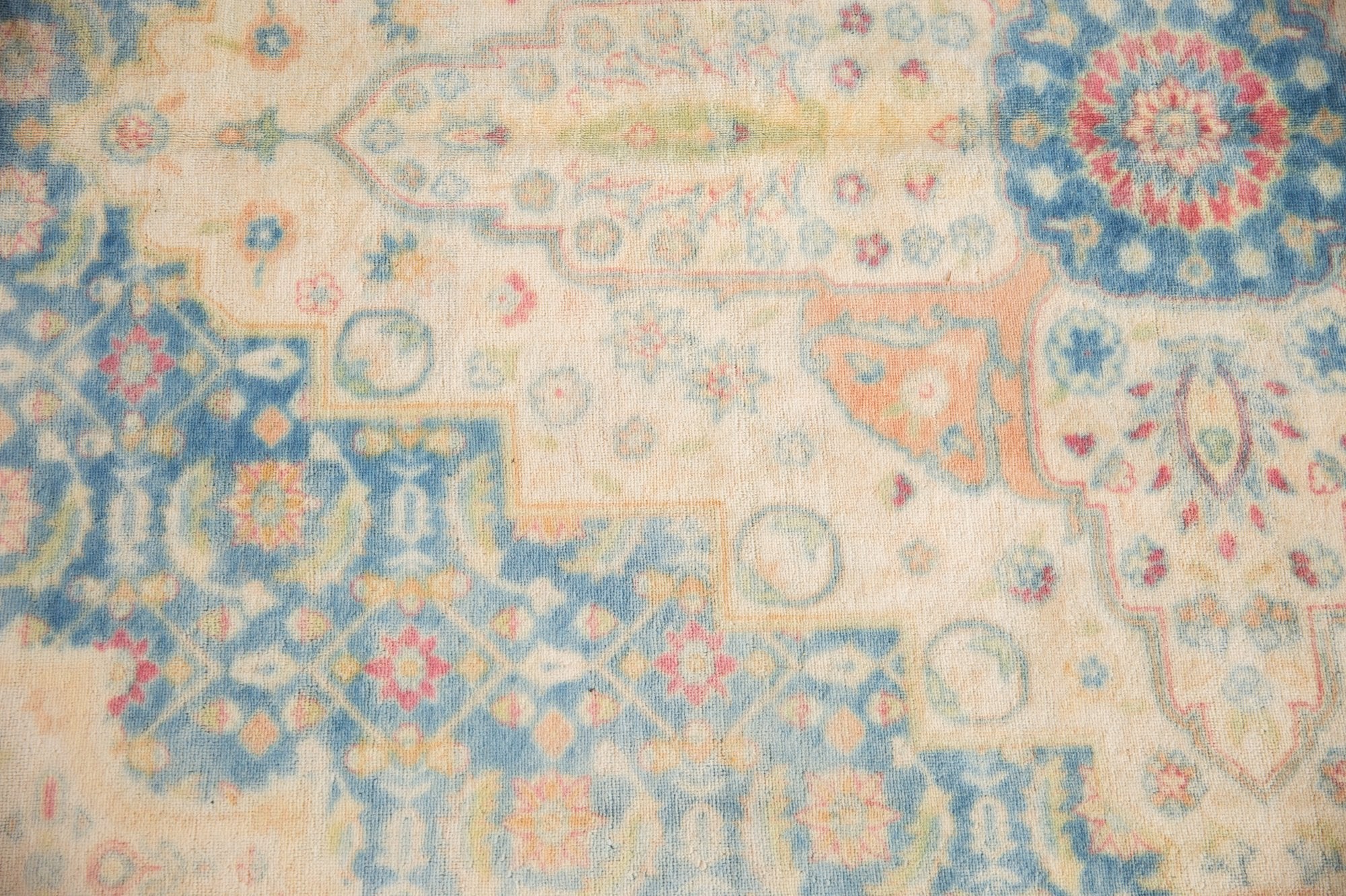 10x14 Vintage Distressed Bulgarian Herati Design Carpet by Old New House® - product image 3 for Resin Society