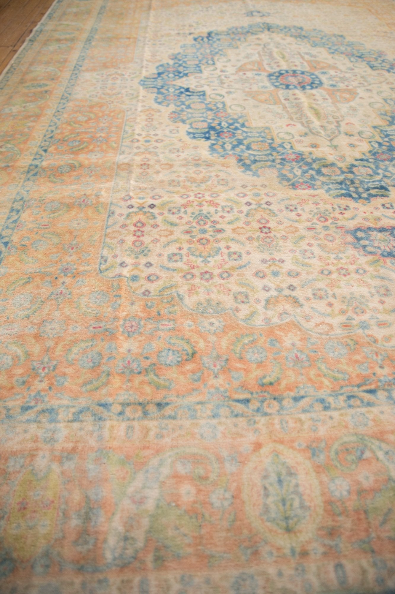 10x14 Vintage Distressed Bulgarian Herati Design Carpet by Old New House® - product image 5 for Resin Society
