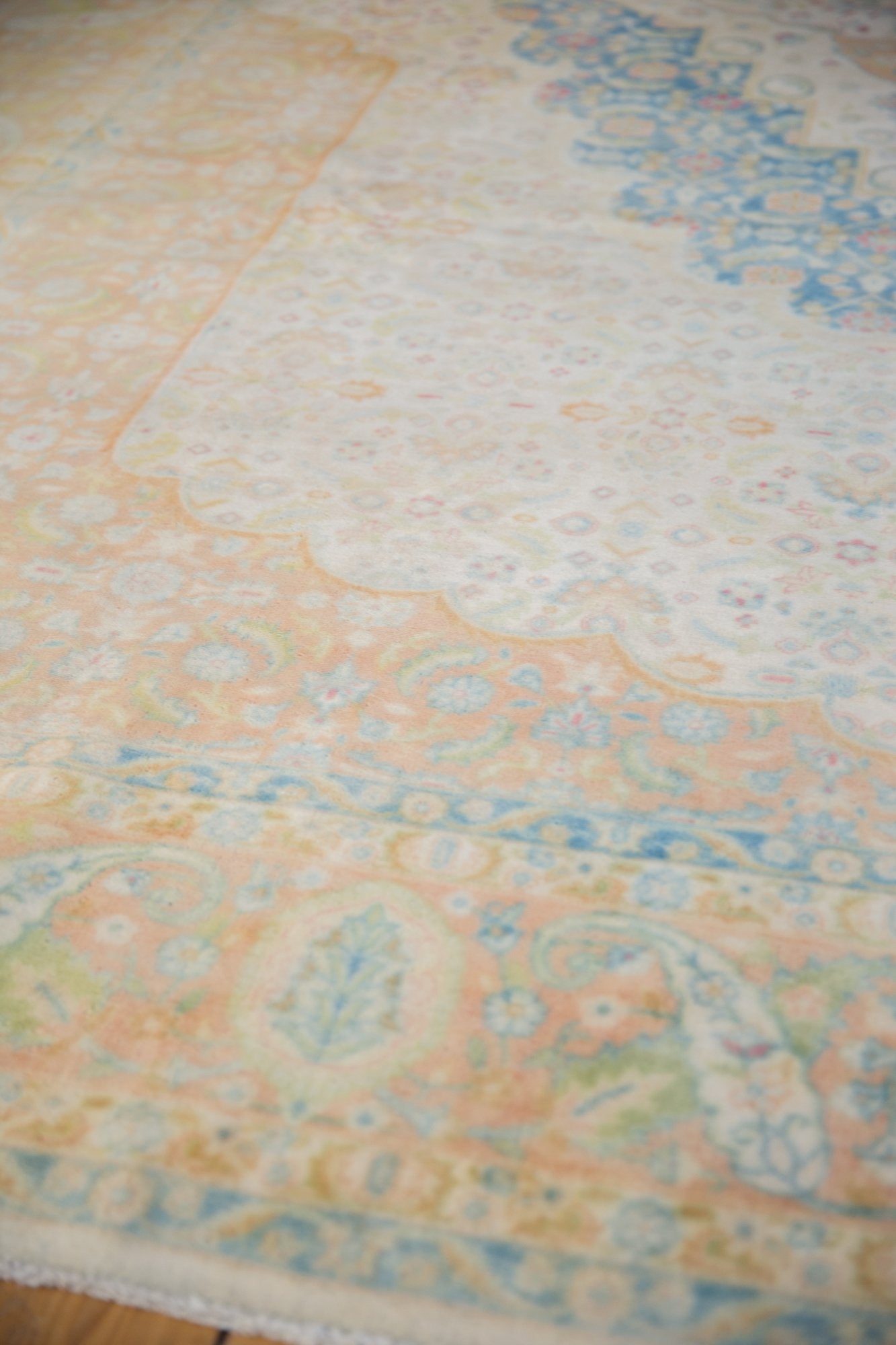 10x14 Vintage Distressed Bulgarian Herati Design Carpet by Old New House® - product image 10 for Resin Society