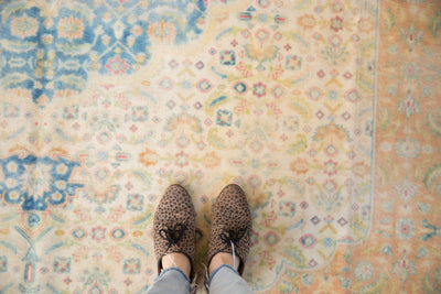 10x14 Vintage Distressed Bulgarian Herati Design Carpet by Old New House® - product image 12 for Resin Society