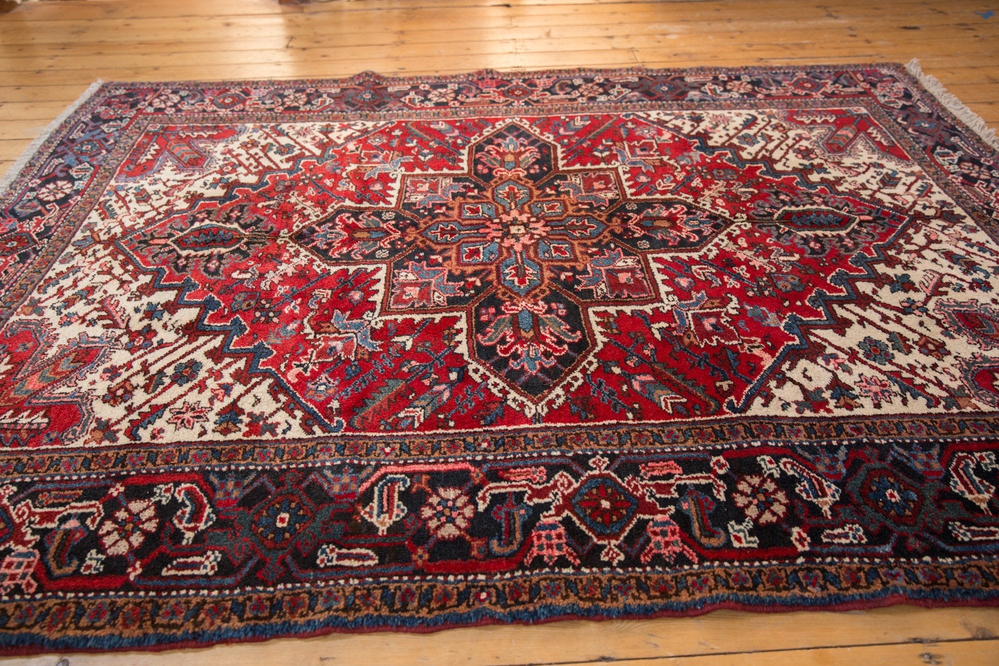6.5x9 Vintage Mehrivan Carpet by Old New House® - product image 3 for Resin Society