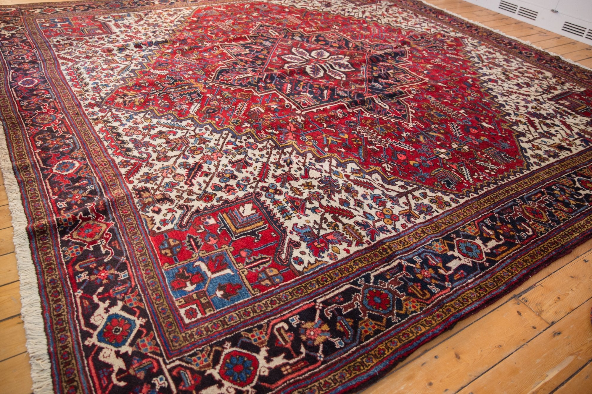 12.5x12.5 Vintage Mehrivan Square Carpet by Old New House® - product image 3 for Resin Society