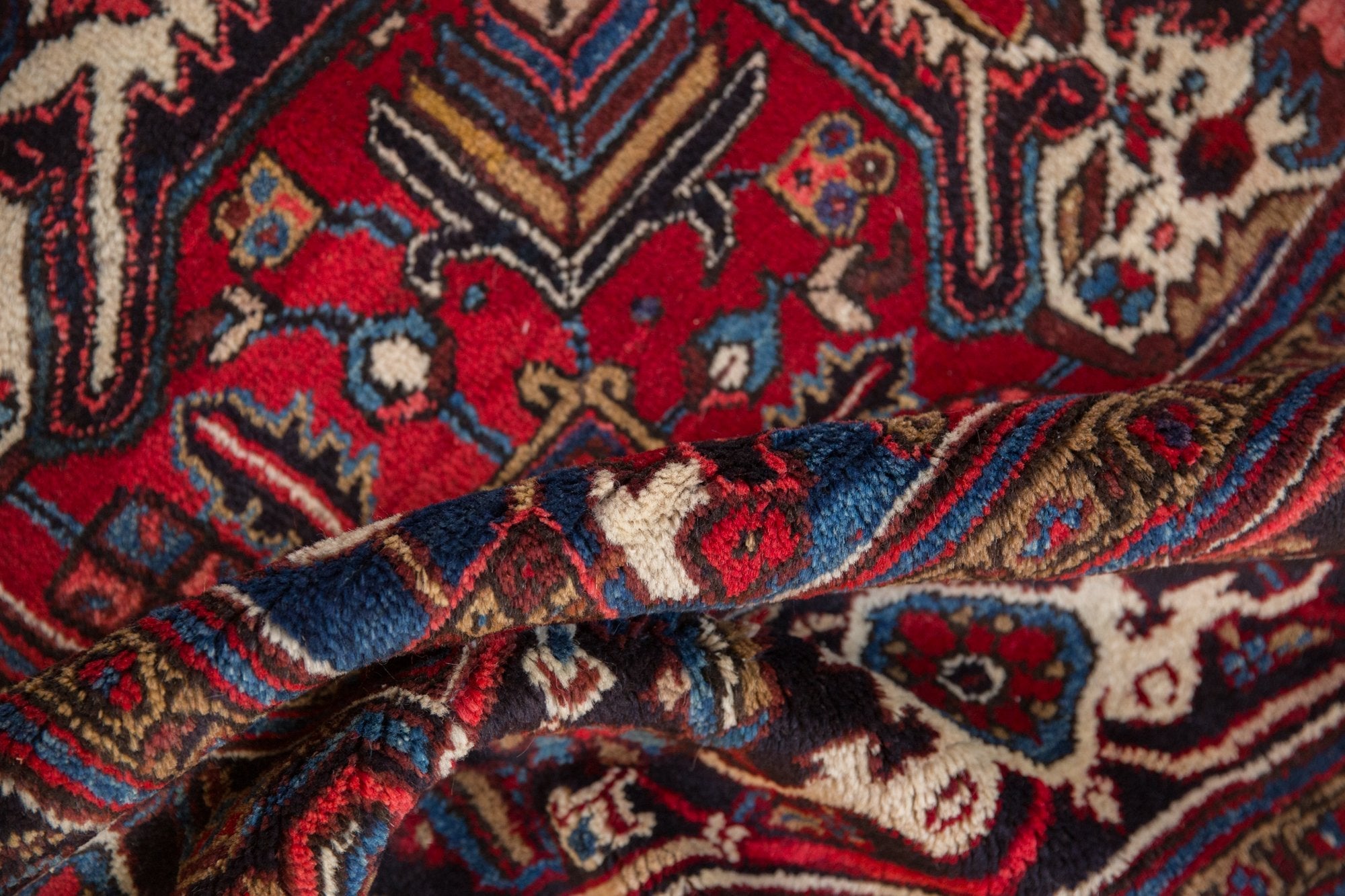 12.5x12.5 Vintage Mehrivan Square Carpet by Old New House® - product image 11 for Resin Society